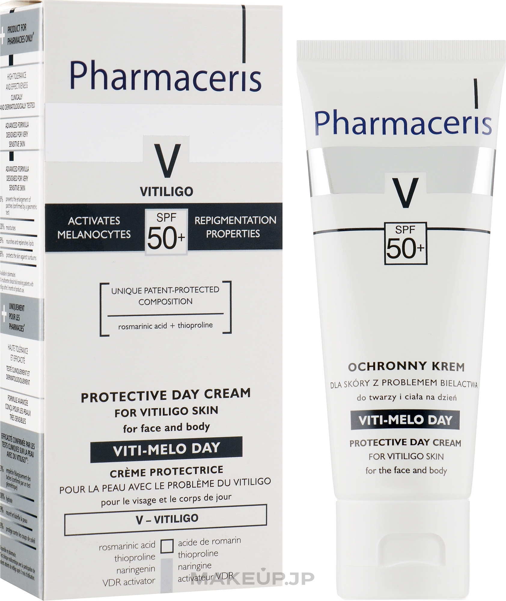 Face and Body Cream - Pharmaceris V Vito-Melo Day Cream Spf 50 — photo 75 ml