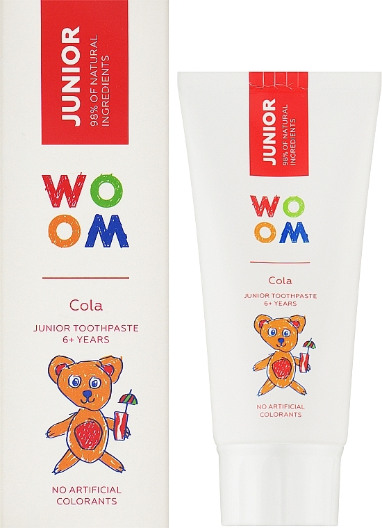 Kids Toothpaste - Woom Junior Cola Toothpaste — photo N2