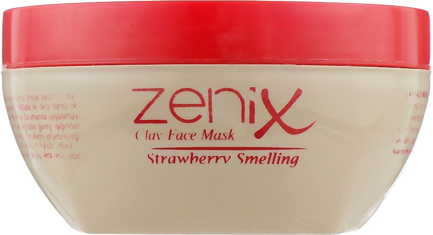 Facial Clay Mask "Strawberry" - Zenix Clay Face Mask — photo N4