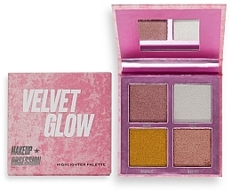 Highlighter Palette - Makeup Obsession Velvet Glow Highlighter Palette — photo N2