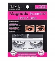 Fragrances, Perfumes, Cosmetics Set - Ardell Magnetic Faux Mink 811 (eye/liner/2g + lashes/2pc)