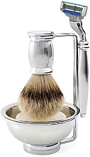 Fragrances, Perfumes, Cosmetics Shaving Set - Edwin Jagger Bulbous Chrome 4 Piece Set