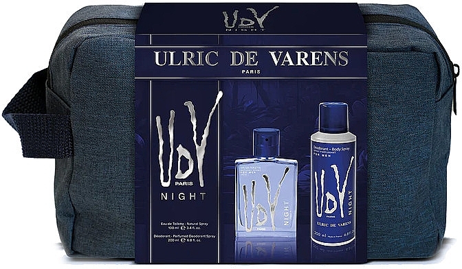 Ulric de Varens UDV Night	 - Set (edt/100ml + deo/200ml + bag)	 — photo N1