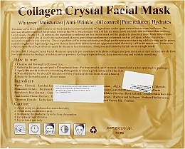 Anti-aging Wrinkle Hydrogel Face Mask with Collagen and Placenta Extract - Veronni — photo N2