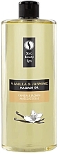 Fragrances, Perfumes, Cosmetics Vanilla & Jasmine Massage Oil - Sara Beauty Spa Vanilla & Jasmine Massage Oil