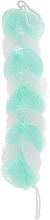 Fragrances, Perfumes, Cosmetics Bath Sponge "Muse Venus", turquoise-white - Melochi Zhyzny