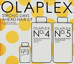Fragrances, Perfumes, Cosmetics Bundle - Olaplex Strong Days Ahead Hair Kit (h/elixir/50ml + h/shm/250ml+ h/cond/250ml)