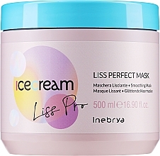 Fragrances, Perfumes, Cosmetics Coarse & Unruly Hair Mask - Inebrya Ice Cream Liss-Pro Liss Perfect Mask