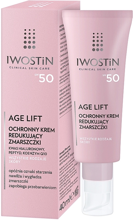 Anti-Wrinkle Protective Cream SPF 50 - Iwostin Age Lift — photo N1