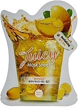 Fragrances, Perfumes, Cosmetics Juicy Sheet Mask with Mango Juice - Holika Holika Mango Juicy Mask Sheet