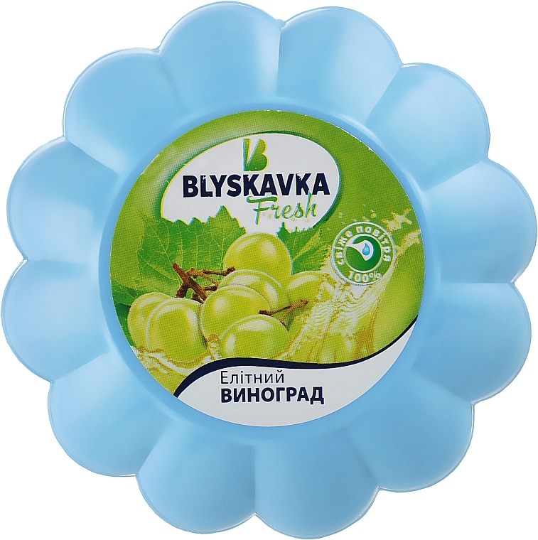 Gel Air Freshener 'Elite Grapes' - Blyskavka Fresh — photo N3