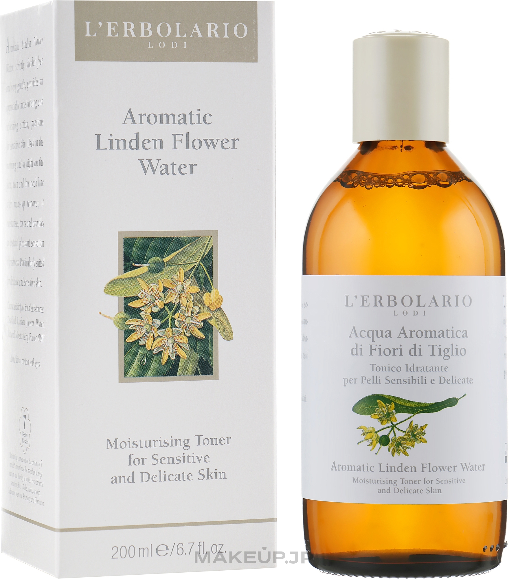 Perfumed Tonic "Linden Blossom" - L'erbolario Acqua Aromatica di Fiori di Tiglio — photo 200 ml