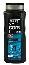 Fragrances, Perfumes, Cosmetics 3-in-1 Shower Gel - Luksja Care Pro Men 3in1 Icy Cool Shower Gel