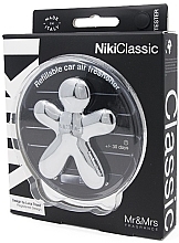 Car Air Freshener - Mr&Mrs Niki Classic Chrome Silver Pure — photo N3