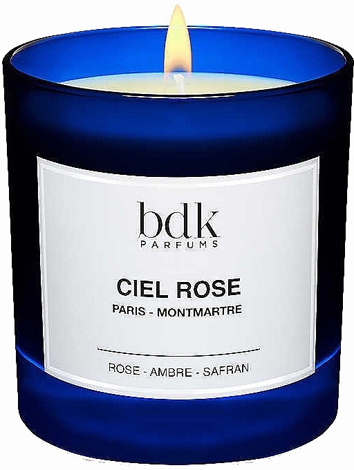 Scented Candle in Glass - BDK Parfums Ciel Rose Scented Candle — photo N3