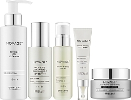 Set, 5 products - Oriflame Novage+ Bright Intense — photo N2