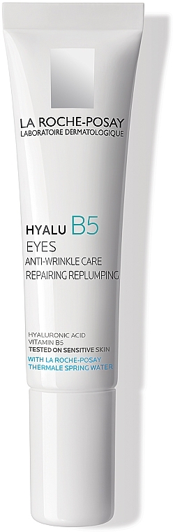 Dermatologicall Cream for Eye Contour Wrinkle Correction and Elasticity Restoration - La Roche-Posay Hyalu B5 Eye — photo N2