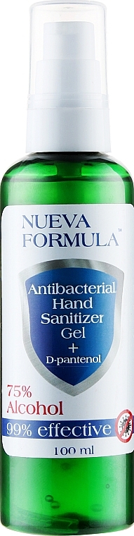 Hand Antiseptic with D-Pantehnol - Nueva Formula Antibacterial Hand Sanitizer Gel+D-pantenol — photo N1