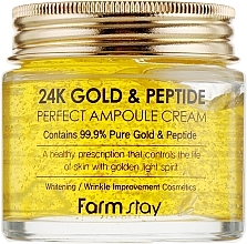 Gold & Peptide Ampoule Cream - FarmStay 24K Gold & Peptide Perfect Ampoule Cream — photo N1