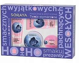 Fragrances, Perfumes, Cosmetics Set - Soraya Foodie (jelly/200ml + h/cr 75ml + peeling/h 75 ml + Bath/Bom 165 g)