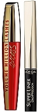 Fragrances, Perfumes, Cosmetics Set - L'Oreal Paris Volume Million Lashes (mascara/9ml + eyeliner/1.5ml)