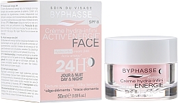 Fragrances, Perfumes, Cosmetics Moisturizing Cream 24 Hours - Byphasse Cream Hydra-Infini Energie SPF8