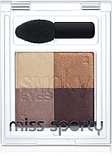 Fragrances, Perfumes, Cosmetics Eyeshadow - Miss Sporty Eyeshadow Quad Studio 