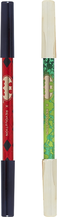 Makeup Revolution x DC Dynamic Duo Dual-Ended Eyeliners (eyeliner/2x0.6g) - Beauty Set — photo N2