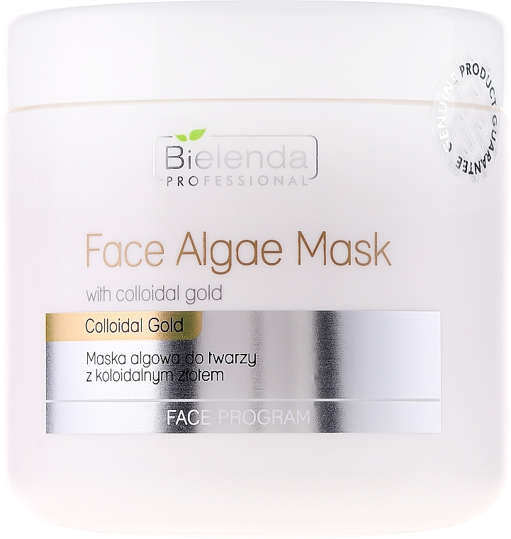 Alginate Face Mask with Colloidal Gold - Bielenda Professional Face Algae Mask — photo N1