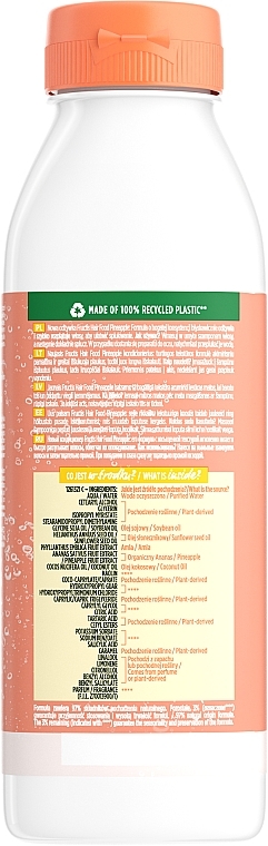 Pineapple Conditioner for Long & Dull Hair - Garnier Fructis Hair Food Pineapple Conditioner — photo N2
