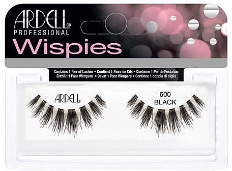 False Lashes - Ardell Wispies Lashes Black 600 — photo N1