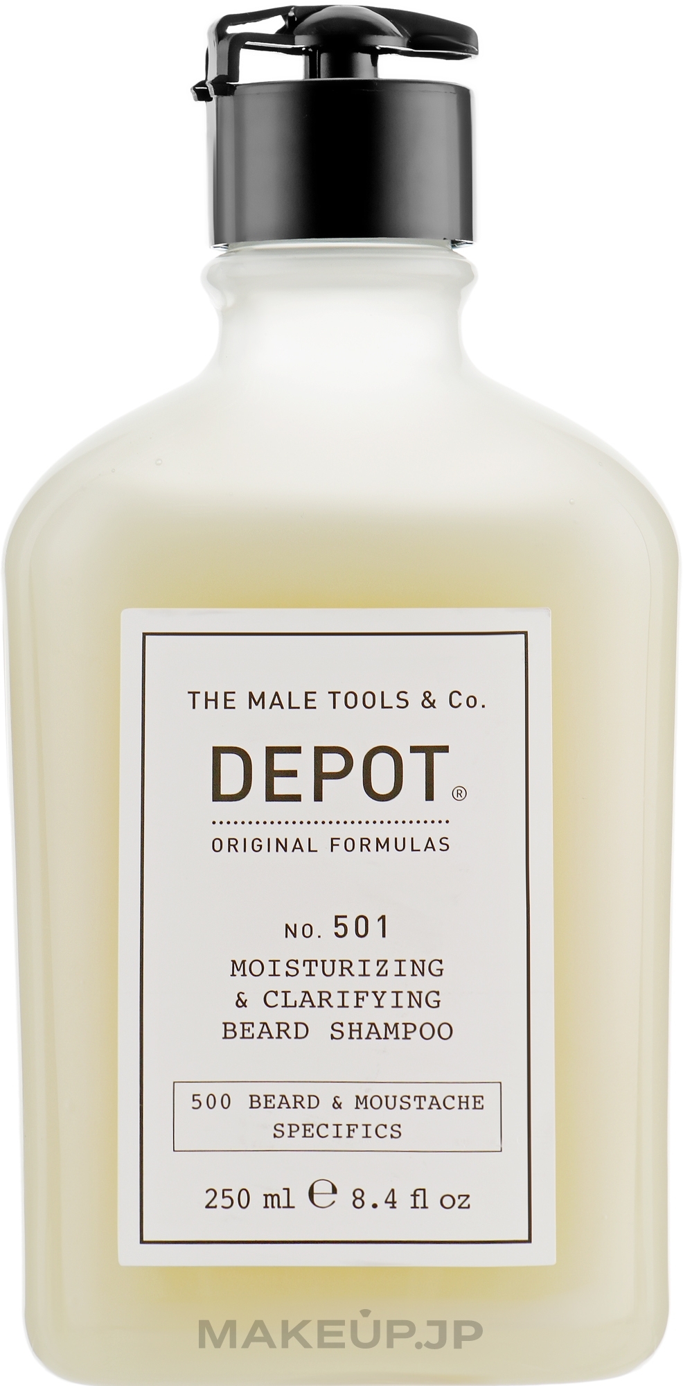 Cleansing & Moisturizing Beard Shampoo - Depot Beard&Moustache Specifics 501 — photo 250 ml