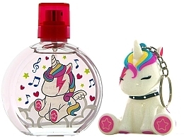 Air-Val International Eau My Unicorn - Set (edt/50ml+l/gloss/2g) — photo N2