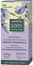Volume & Regeneration Shampoo - Venita Vegan Powder Shampoo Volume & Regeneration — photo N1