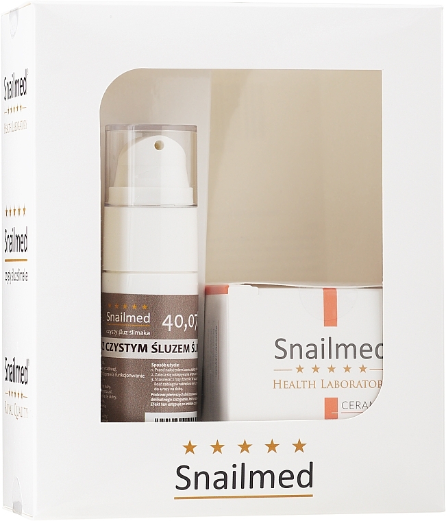 Set for Mature Skin #10 - Snailmed (f/cr/60ml + cr/30ml + eye/cr/25ml) — photo N1