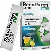 Fragrances, Perfumes, Cosmetics Sugar-Free Dietary Supplement - Aflofarm RenoPuren Sinus Hot