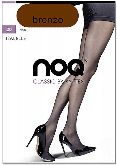 Tights 'Isabelle', 20 Den, bronzo - Knittex — photo N4