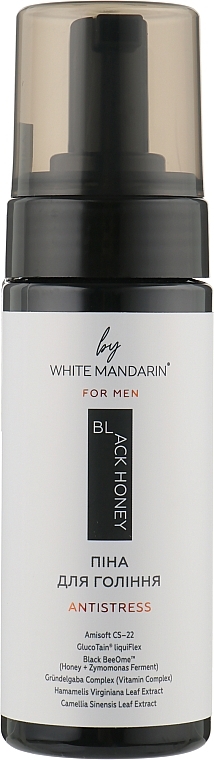 Shaving Foam - White Mandarin For Men Black Honey Antistress — photo N1