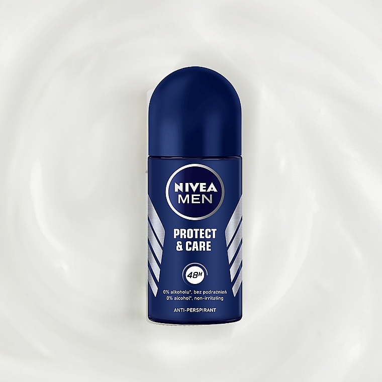 Roll-On Antiperspirant Deodorant - NIVEA MEN 48h Protect & Care Anti-Perspirant — photo N2