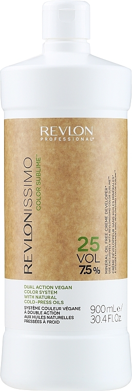 Cream Developer - Revlon Revlonissimo Color Sublime Cream Oil Developer 25Vol 7,5% — photo N3