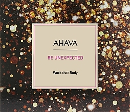 Fragrances, Perfumes, Cosmetics Set - Ahava Be Unexpected Holiday 2023 Work That Body Set (h/cr/100ml + b/lot/100ml + sh/gel/100ml + f/ser/sample/0.5ml)