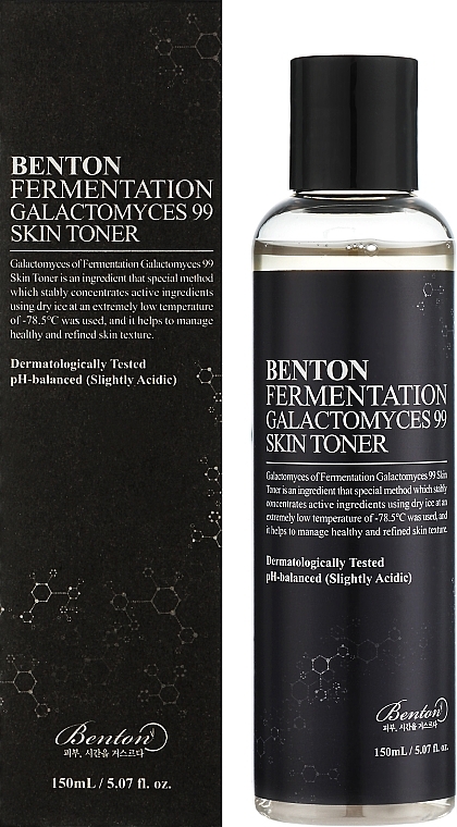 99% Galactomycetes Fermented Toner - Benton Fermentation Galactomyces 99 Skin Toner — photo N2