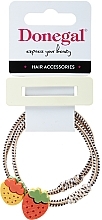 Fragrances, Perfumes, Cosmetics Hair Clips, white + Elastic Hair Bands, beige-brown, FA-5663 - Donegal