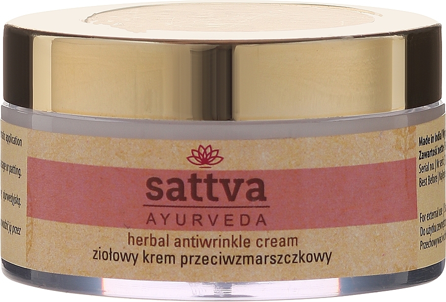 Natural Herbal Anti-Wrinkle Cream - Sattva Ayurveda Anti-Wrinkle Cream — photo N2