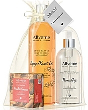 Fragrances, Perfumes, Cosmetics Set - Allverne Nature's Essences (elixir/500ml + soap/300ml + soap/100g)