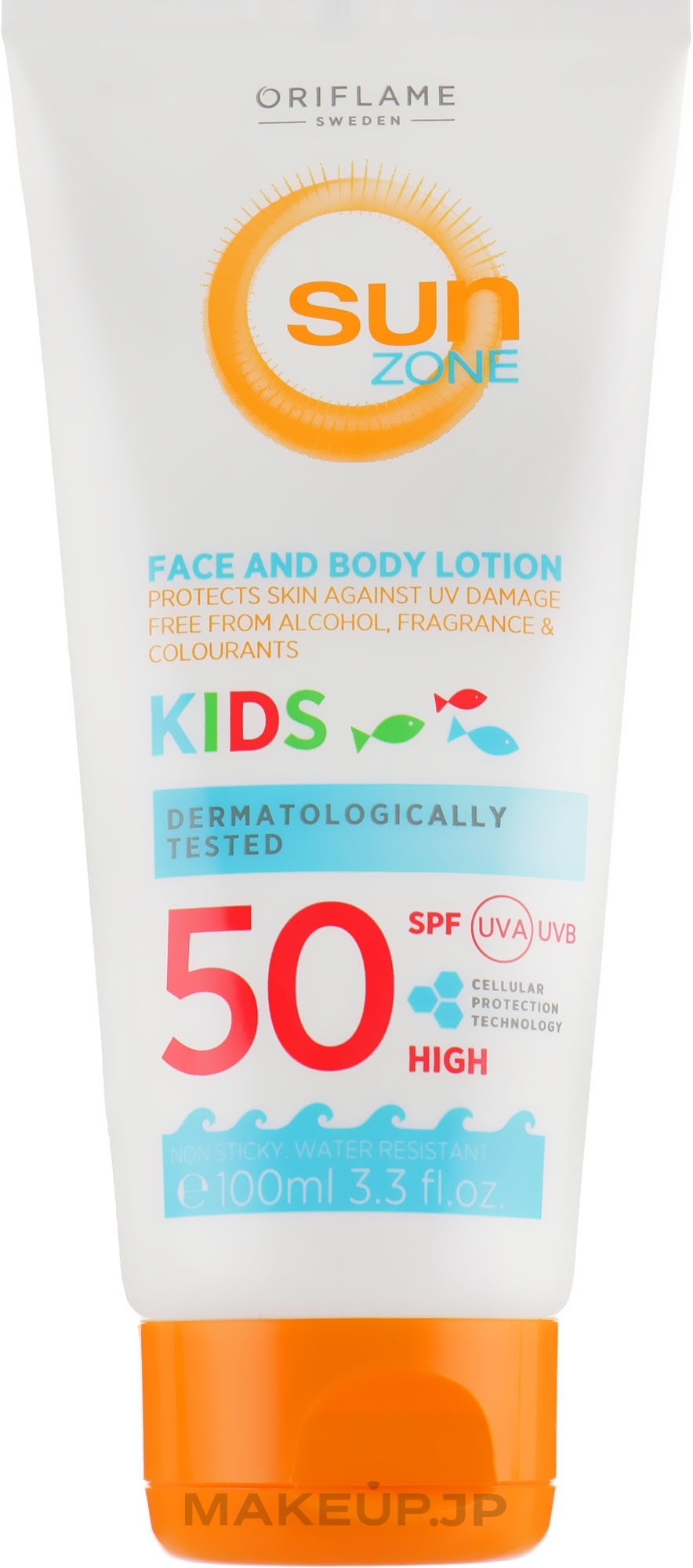 Balsam przeciwsłoneczny do twarzy i ciała dla dzieci SPF 50 - Oriflame Sun Zone Face & Body Lotion — photo 100 ml