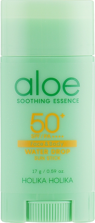 Sunscreen Stick - Holika Holika Aloe Soothing Essence Water Drop Sun Stick SPF50+ — photo N2