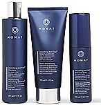 Fragrances, Perfumes, Cosmetics Set - Monat Smoothing Anti-Frizz System I (shm/237ml + h/cond/178ml + h/spr/134ml)