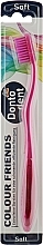 Soft Toothbrush, crimson - Dontodent Color Friends Soft — photo N1