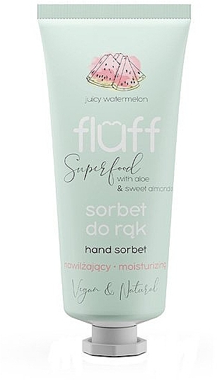 Moisturizing Hand Cream "Watermelon" - Fluff Hand Sorbet — photo N1